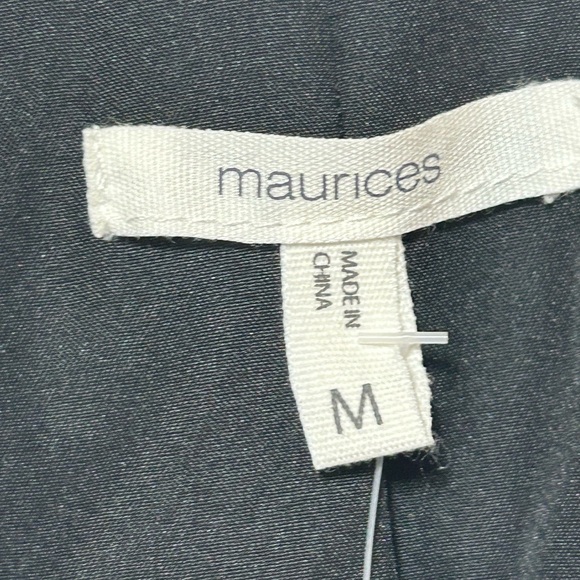 Maurices Sequin Shimmer Black/White/Silver Hues Long Sleeve Lined Blazer Size M - Picture 5 of 7